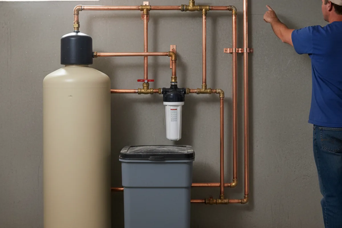 Whole-house water treatment system installed in Pendleton